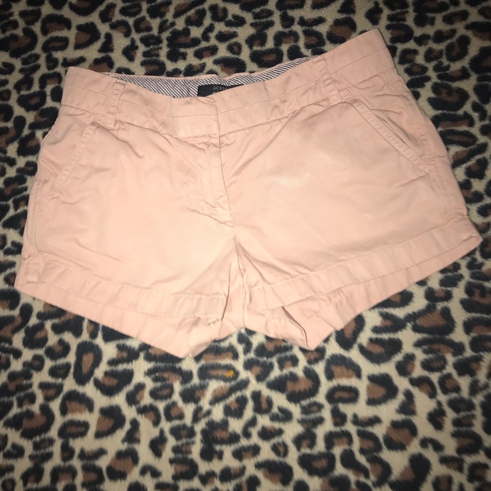 light pink shorts